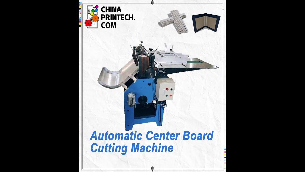 #chinaprintech Automatic Center Board Cutting Machine