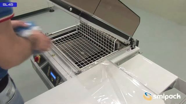 SMIPACK SL45 - Компактная и универсальная термоусадочная машина для упаковки любых товаров в пленку