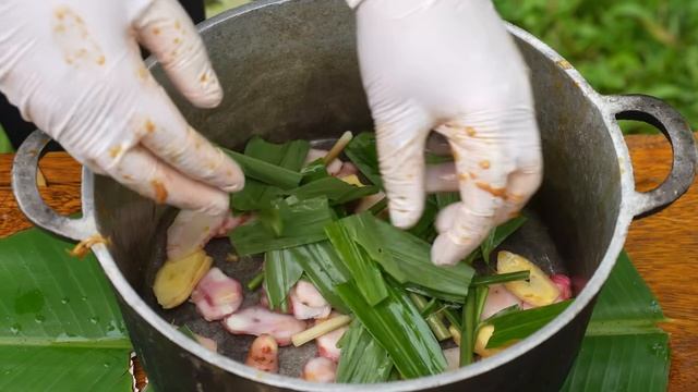 Grilled & Braised Sturgeon - Family Lunch With My Two Beloved Daughters | Ly Thi Ca