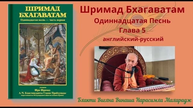 04.06.2025 - Лекция 35 - Шримад Бхагаватам Песнь 11 - Глава 5 стихи 16-26