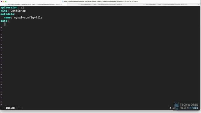 9. External Configuration Secret ConfigMap