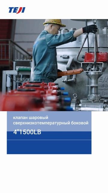 4”1500LB клапан шаровый сверхнизкотемпературный боковой-TEJI