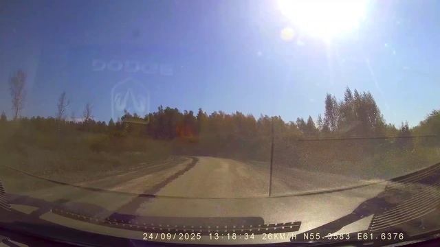 дорога от посёлка Чистый  и до Лазурного