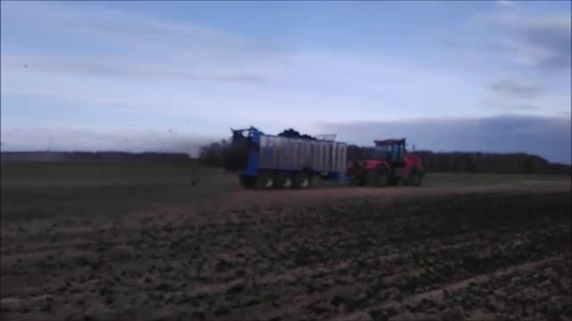 Полуприцеп ПСП-20НР с Кировцем АО ПК Ярославич Кировская область Среднеивкино