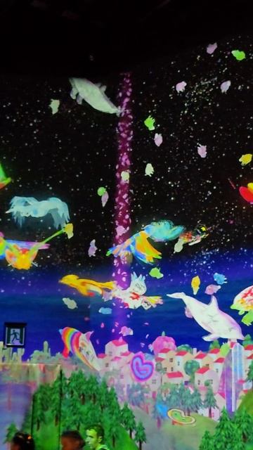 Музей цифрового искусства TeamLab Planets в Токио