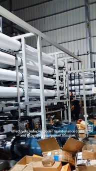 Оборудование обратного осмоса для очистки питьевой воды эффективно удаляет тяжелые металлы и бактери