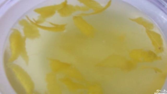 Лимонная настойка на спирту