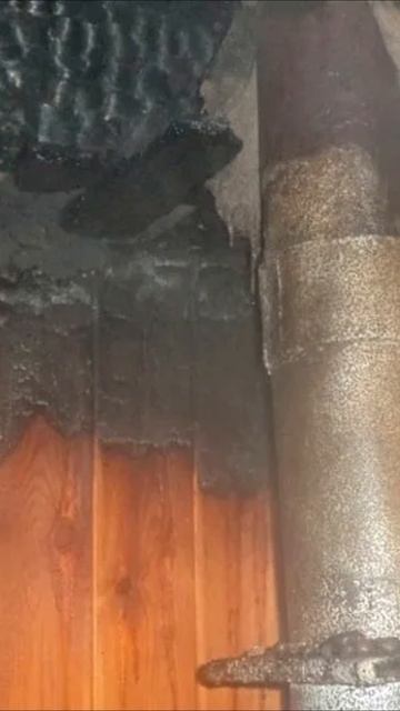 100% ЗАЩИТА ОТ ПОЖАРА #дом #дымоход #пожар #баняподключ #баняизбревна #пожарная_безопасность
