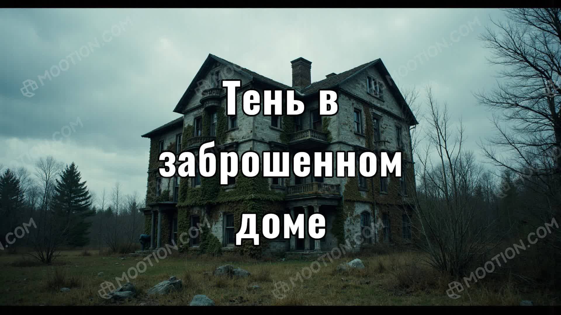 Тень в заброшенном доме  Жуткая история
