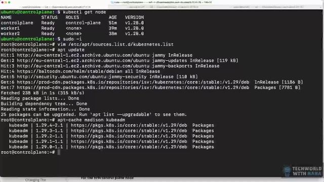 16. Upgrade kubernetes cluster
