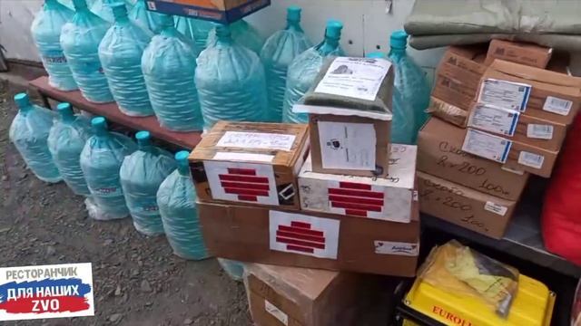 Сегодня утром приехал Евгений из Москвы с добром и заботой от неравнодушных патриотов.
