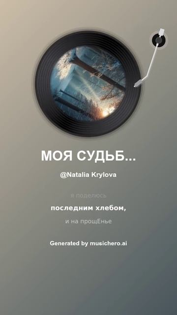 МОЯ СУДЬБА-РОССИЯ. На стихи Татьяны Кайсаровой (24)