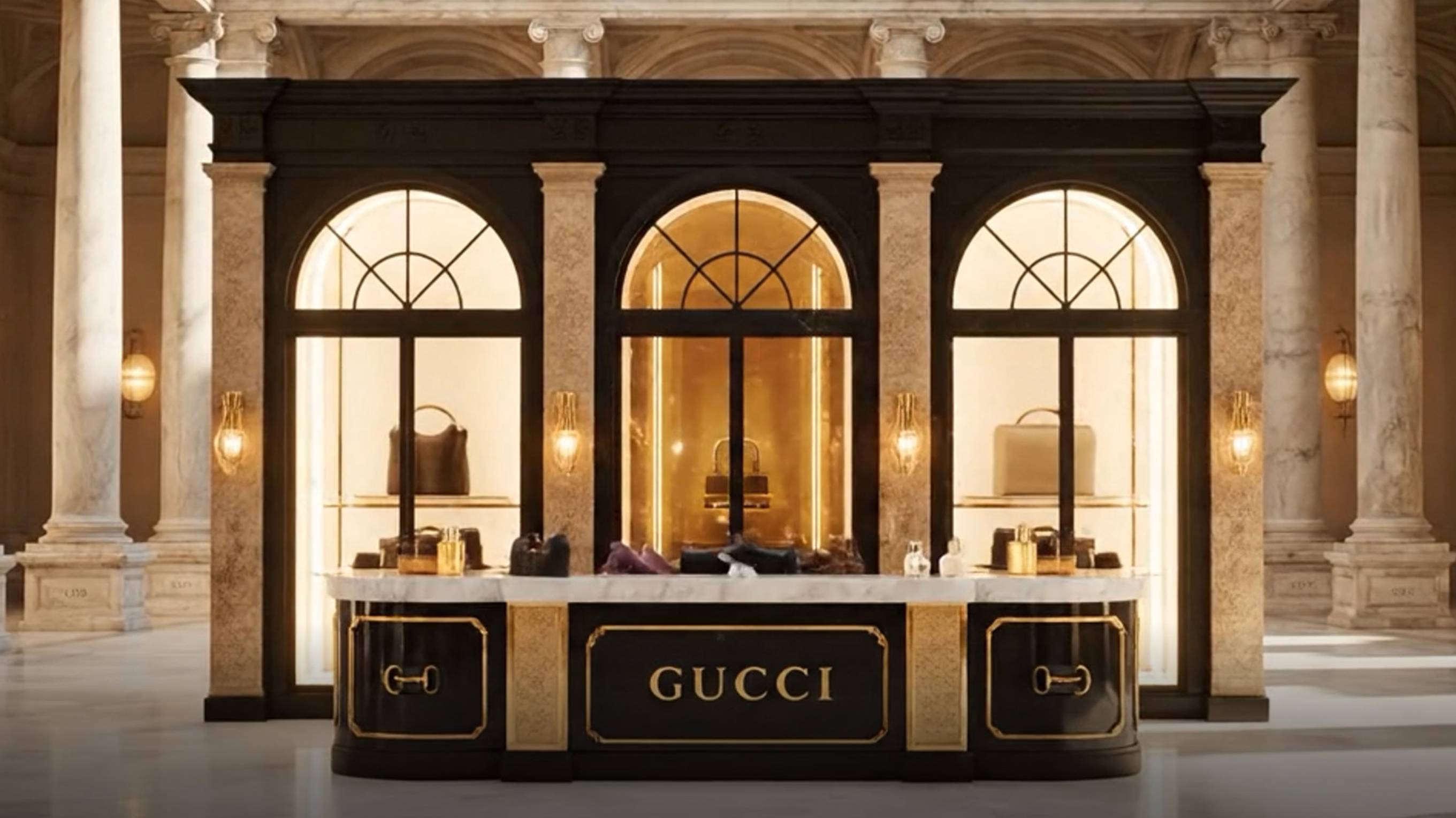 Из коробки  в бутик: Gucci волшебство  AI Magic  ИИ видео  AI Video
