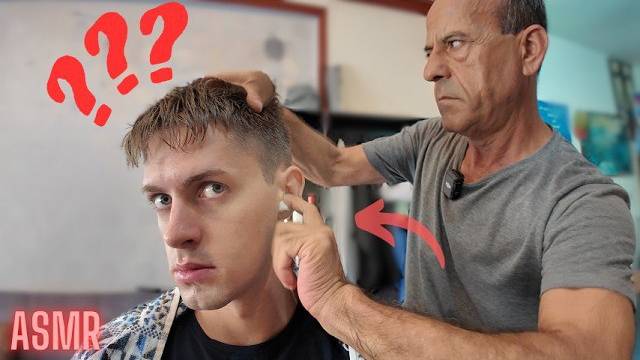 ASMR МАССАЖ И СТРИЖКА ЗА 8 В ТУРЦИИ