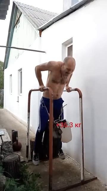 Брусья с допвесом