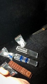 Перекидные чётки из оргстекла и текстолита для Дмитрия.