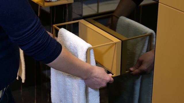 Magnetic bathroom accessories