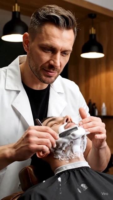 Barber Bo 💈 опасное бритье