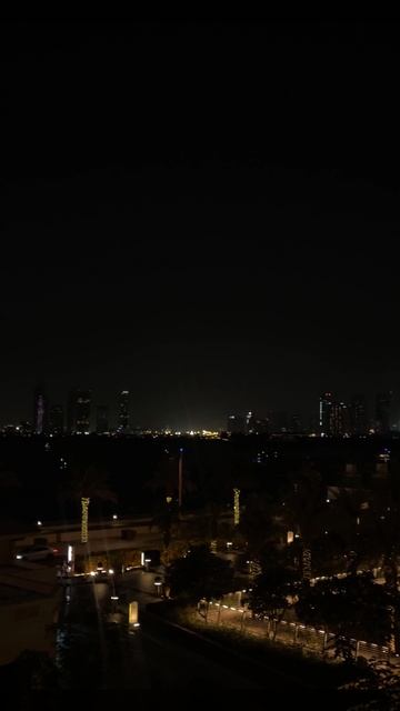Ночь на Дубайской набережной Palm Jumeirah Boardwalk ✨ #дубай #пальма #дубайпальма