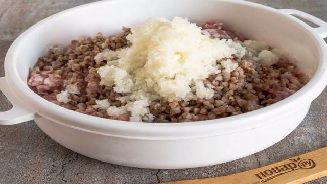 Котлеты из свинины с гречкой