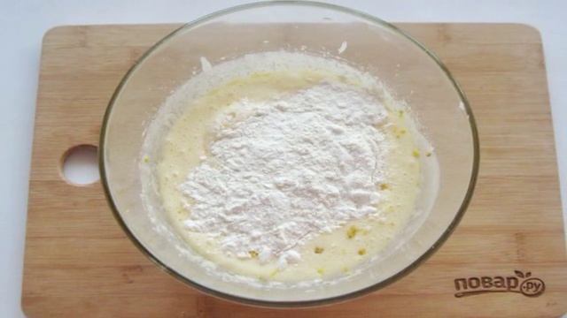 Лимонный кекс с изюмом