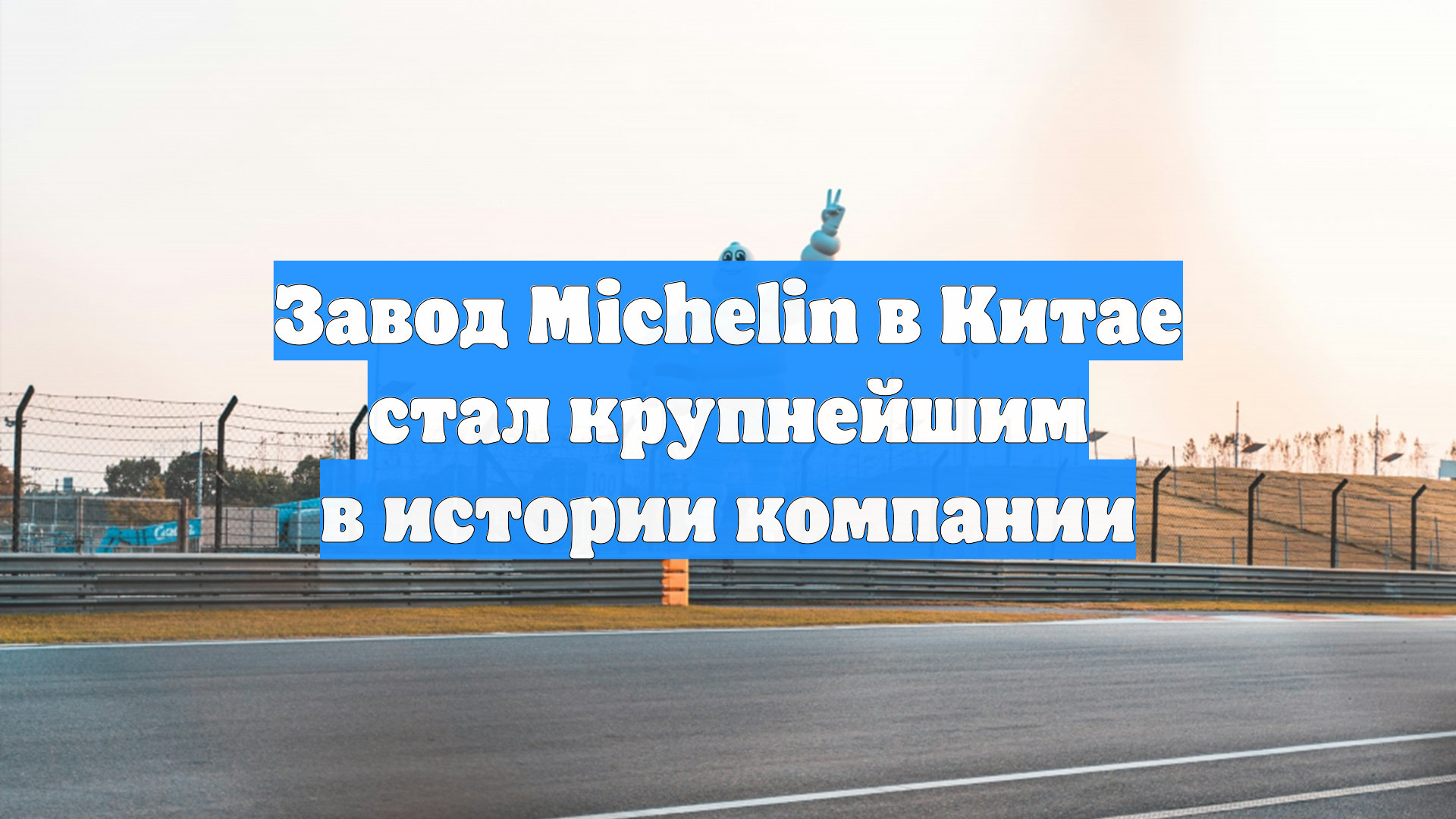 Завод Michelin в Китае стал крупнейшим в истории компании