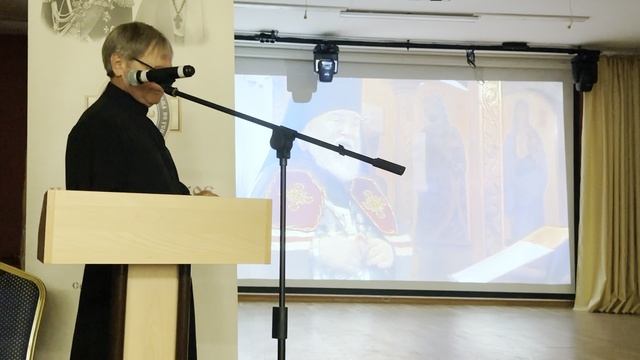 Презентация моего фильма История монастыря Михаила Архангела на собрании ИППО.