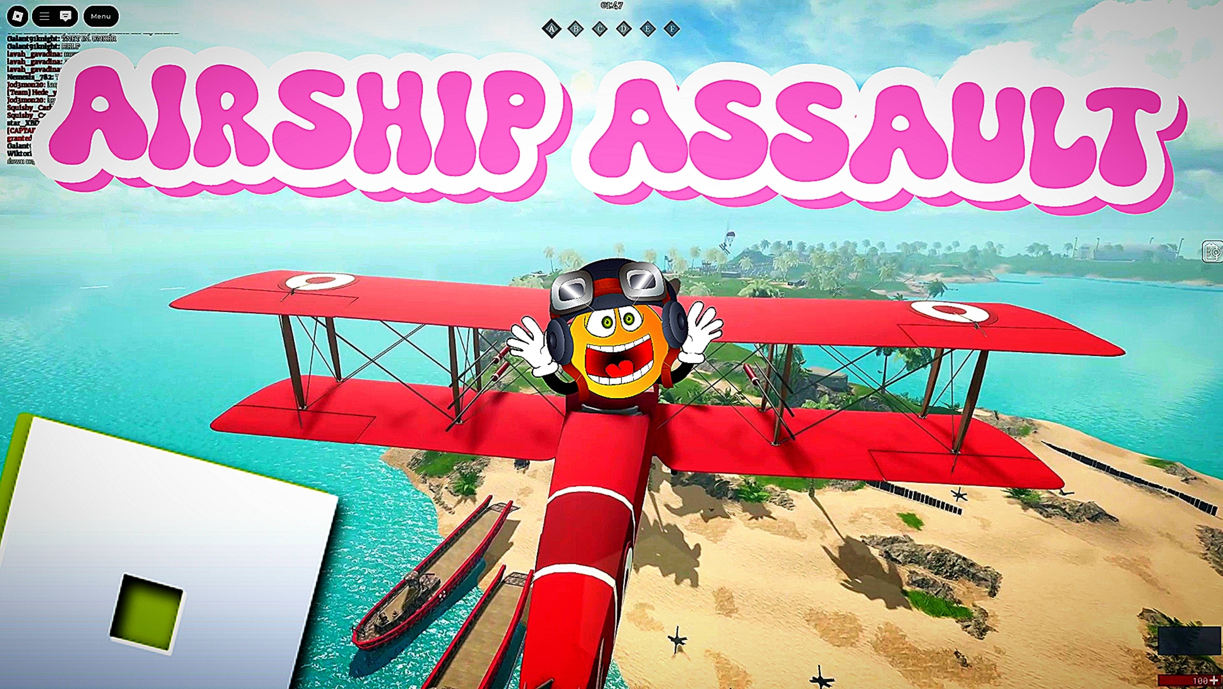 АТАКОВАЛ НЕ ГЛЯДЯ AIRSHIP ASSAULT Роблокс ROBLOX 8