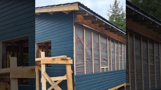 одноэтажный каркасный дом