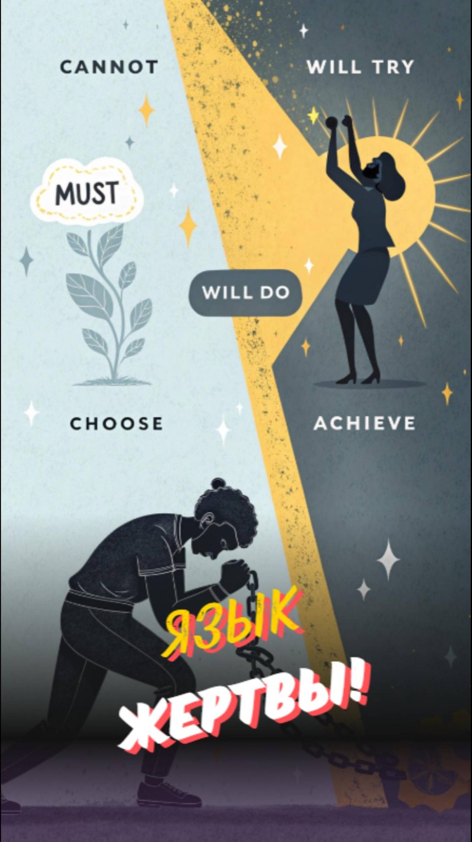 Осторожно! Эти фразы лишают тебя энергии и мотивации! 🙏