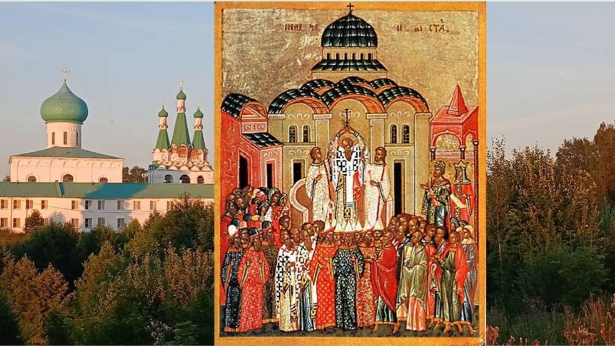 3-й 6-й часы. Божественная Литургия. Свято-Троицкий Александра Свирского монастырь.