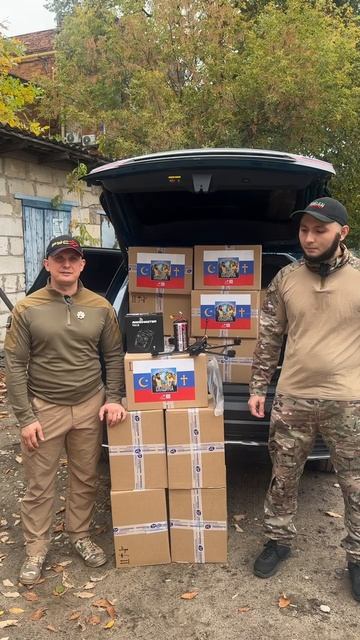 Апти Алаудинов АХМАТ. Гуманитарный груз