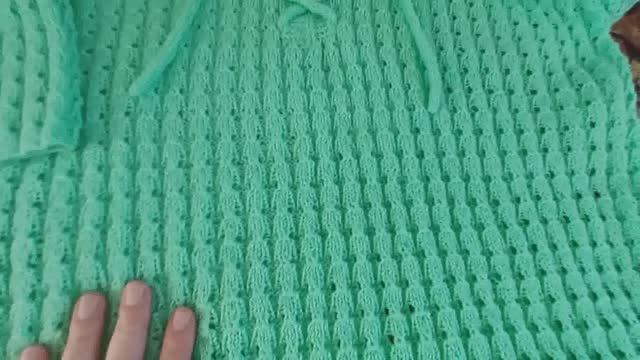 DIY.Вязаная футболка поло 