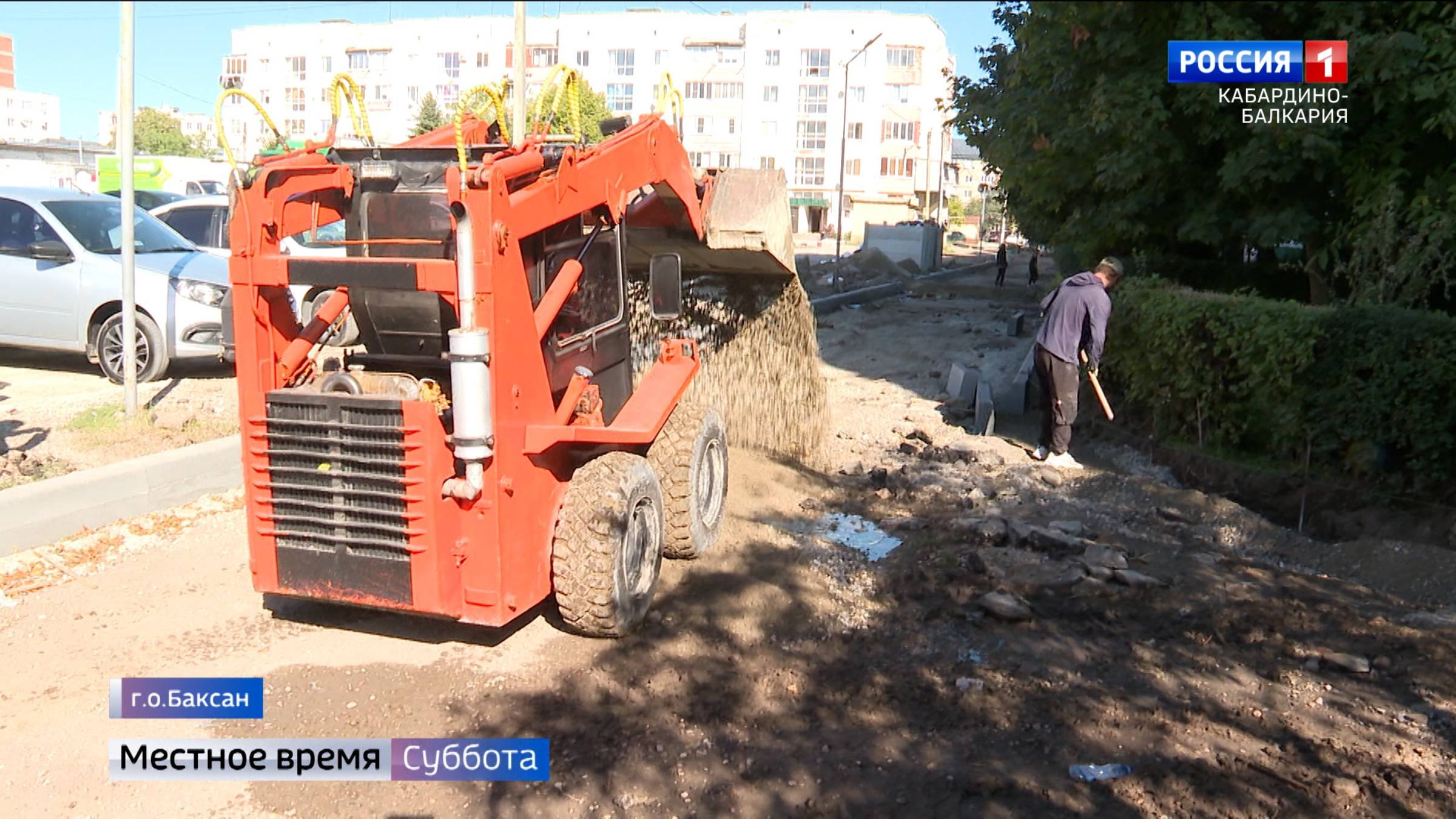 В Баксане обновляют дворы и общественные пространства