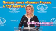 Польша снова обвиняет Россию. А где факты?