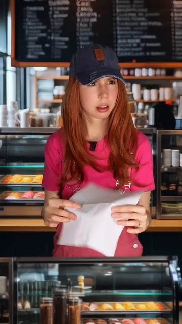 At the café💜 English conversations! 🤭#english #learnenglish