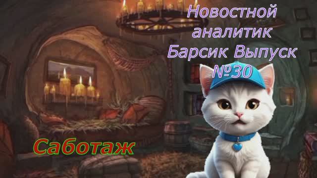 Новостной аналитик Барсик Выпуск 30 Саботаж
