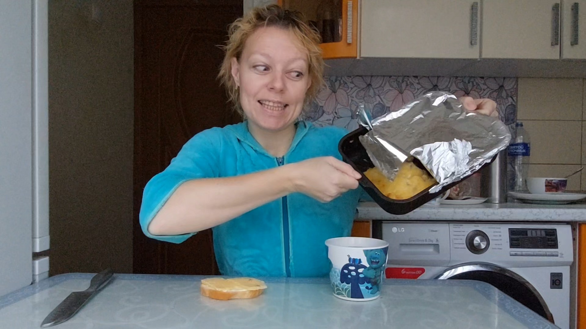 Мукбанг ЖУЛЬЕН с курицей и грибами на УЖИН, а на завтра ГРЕЦКИЙ сыр 🧀!