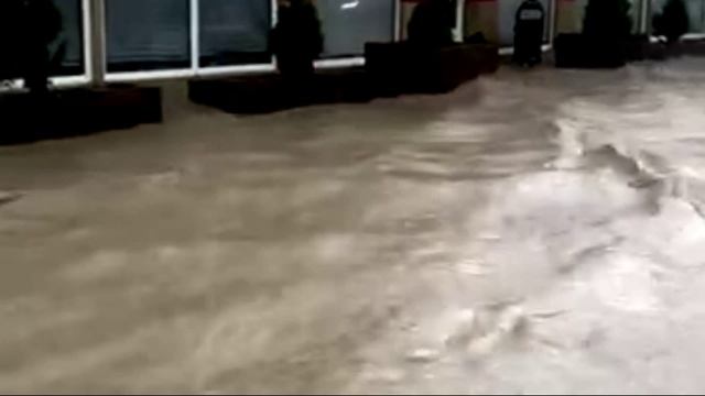 Сильные дожди в Адлерском районе Сочи
