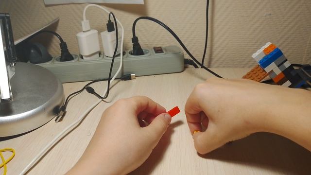 как сделать пистолет из Лего стреляющий резинками