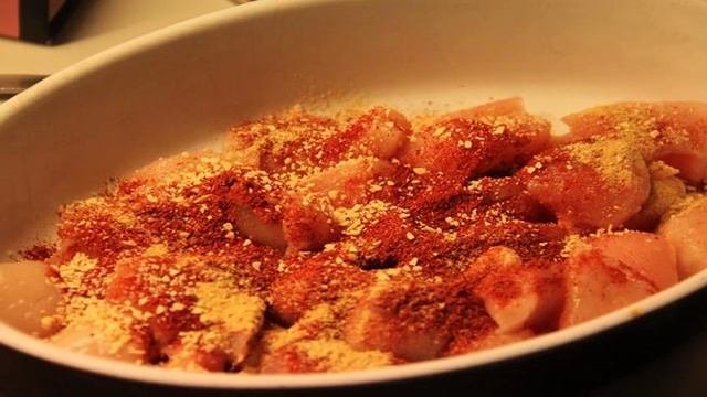 Курица маринованная в сметане