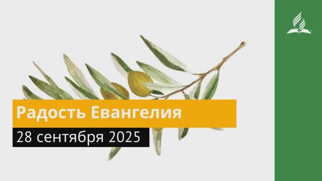 28 сентября 2025 «Радость Евангелия». Под сенью благодати