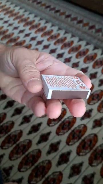 Удивительный коробок со спичками.