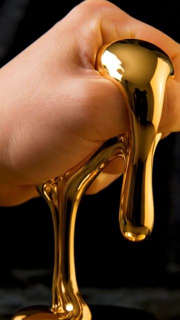 Золото течёт как масло 😱💰 #золото #shorts #шортс #liquidgold #удивительно #gold