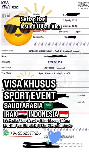 ARYA PRADANA BUDIARTO EKATERINA TOUR TRAVEL JALAN BARENG TUTUN PROVIDER VISA UMROH HAJJ SAUDI ARABIA