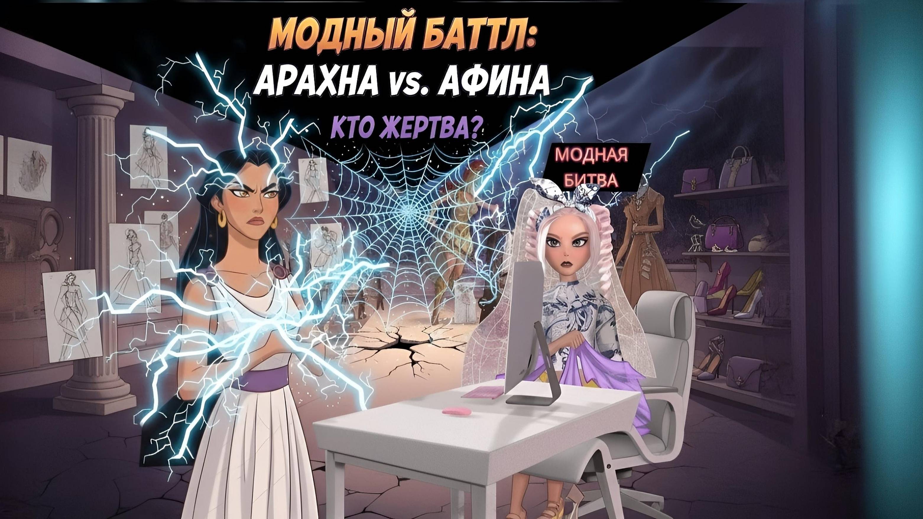 История Арахны и её роковой модной ошибки из Древней Греции| Мультик Фэшина| #мультикфэшина