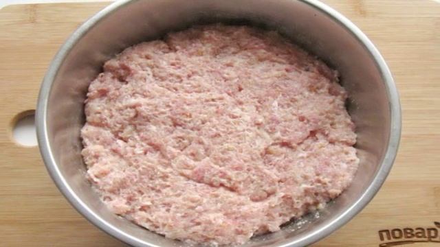 Мясной хлеб с грибами