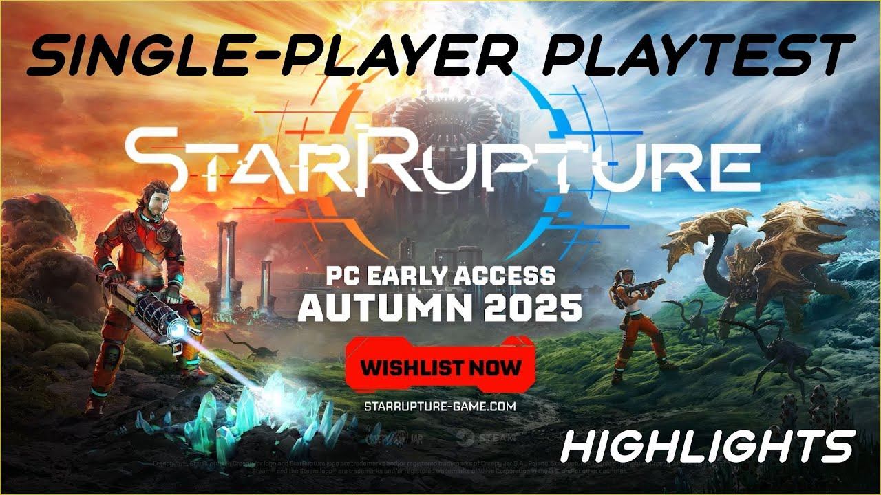 Яркий момент: первый запуск  PLAY TEST  Star Rupture