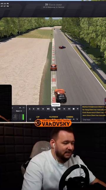 Повезло типу! Монза iRacing vakovsky twitch game stream