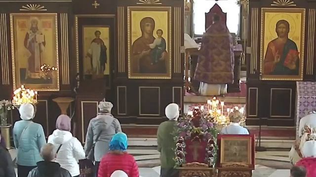 28.09.2025 Божественная Литургия. Неделя 16-я по Пятидесятнице, по Воздвижении.